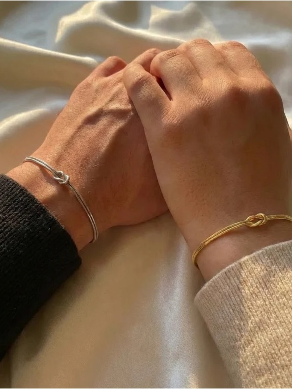 Minimalist Knot Bracelet Set - Picture 1 of 7